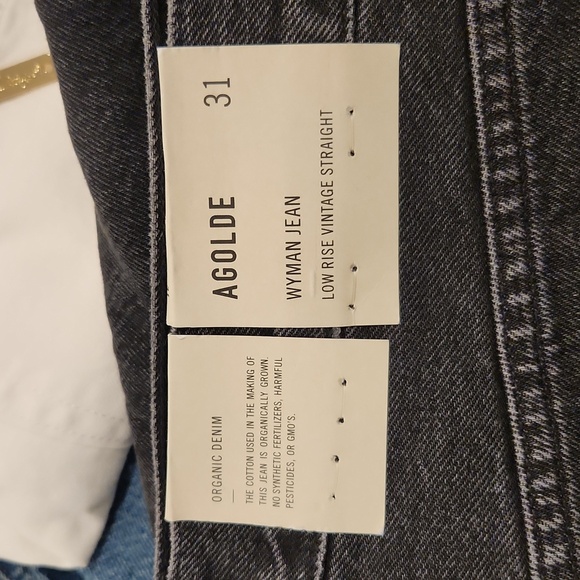 AGOLDE Wyman Low-rise vintage Straight-Leg Jeans size 31! New with tags! - Picture 5 of 13